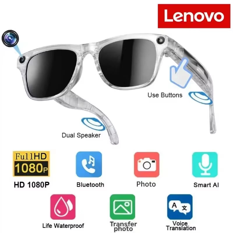 8K AI Smart Camera Glasses Chat Gpt Multifunctional Touch Sport Sunglasses Bluetooth Calling Music Player Photochromic