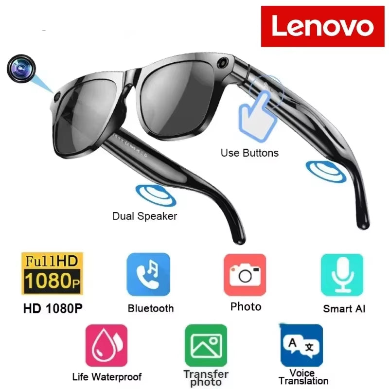 8K AI Smart Camera Glasses Chat Gpt Multifunctional Touch Sport Sunglasses Bluetooth Calling Music Player Photochromic